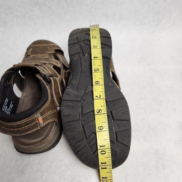 Size 8 Men's Sandal Vegan leather Brown EARTH SPIRIT - Picture 14 of 15